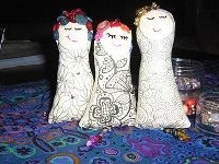 doodled dotee doll swap