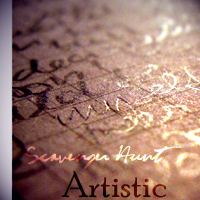 → Artistic Scavenger Hunt. ♥