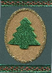 Christmas Glitter ATC Swap