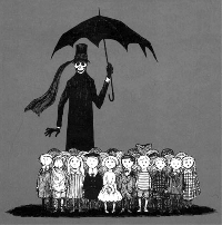 Edward Gorey ATC
