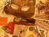 Vintage Assemblage/ Altered Art- found item swap 