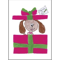 Recycled Christmas Cards - ATC's