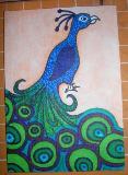 Hand Drawn/Painted Bird ATC #2