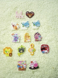 Kawaii loose sticker flakes swap =)
