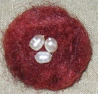 ♥ Fabric Art Brooch Fit for a Goddess ♥