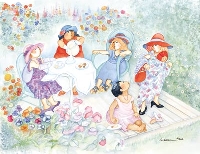 Dotee Goes to a Garden Party