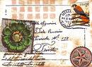 Used Postage Stamp ATC