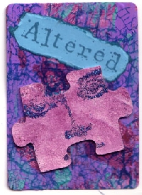 Altered Puzzle Pieces ATC Swap