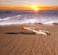 Message in a Bottle. 