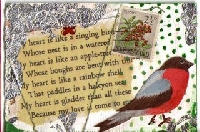 Stamped Birds ATC Swap