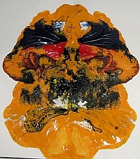 ATC  EASY ink blot fold print