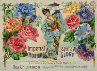 Flower seed postcard