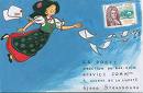 SPRINGTIME THEME DECORATED ENVELOPES