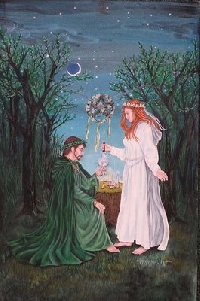 Beltane Baby Art Doll