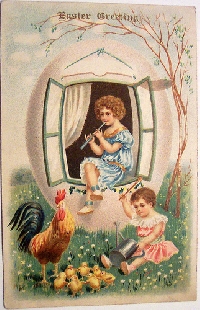Vintage Easter Theme ATC Swap