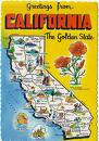 State or Country Map  Postcards