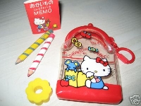HELLO KITTY COIN PURSE FULL OF SANRIO GOODIES
