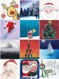 Christmas in July Blank Greeting Card Swap