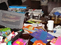 mixed media swap