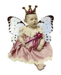 Quickie Send ATC ♥ Altered Child Fairy ♥