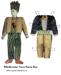 ANYTHING GOES COLLAGED PAPER DOLL