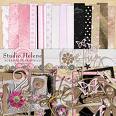Paper scraps, epherma, embellishments, stickers