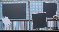 Summer Theme 8x8 Double page Layout