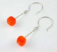 INTERNATIONAL Handmade Earrings #1 - ORANGE