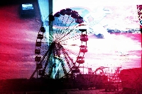 Lomo photography postcard