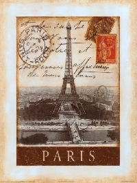 Vintage Paris Inspired ATC