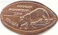 Squished Penny and a postcard from a Zoo Swap