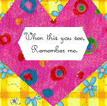 Heart Signature Quilt Block Swap