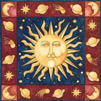 Sun with a face ATC