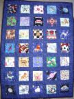 A-Z I Spy Fabric Quilt Squares R1 - ABCD 