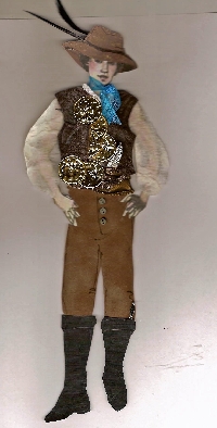 Gypsy Person Paper Doll #2 Mama or Matriarch