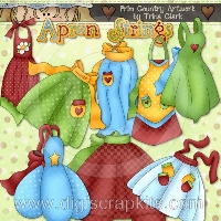 Embelished Children's apron