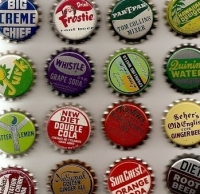 Bottle Cap Art swap