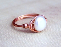 Hand-made Copper Wire Finger Ring Swap 