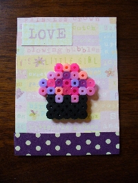♥ Perler Beads Swap - Ice-cream cone! ♥