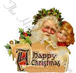 Vintage Christmas ATC