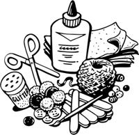 $5 Flat Rate Priority Box of Craft Supplies