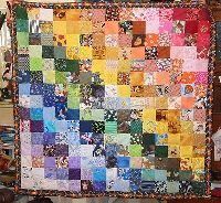 A-Z I Spy Fabric Quilt Squares R2 - EFG