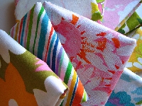 Private thrifted/vintage sheet fabric swap