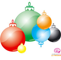 We love Christmas - Flat ornaments