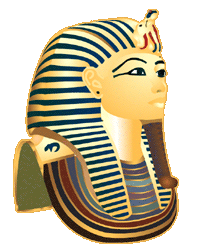 Egyptian themed ATC and matching Bookmark swap