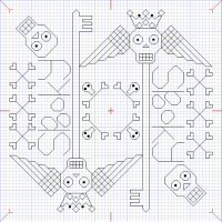 Halloween Biscornu Pattern Swap
