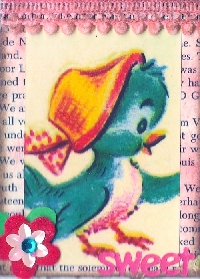 Sweet Vintage Image ATC