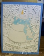 Handmade Rubber Stamped Christmas Card The Sequel!