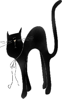 Halloween Kitty Cat Inchie swap