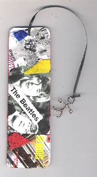 BOOKMARK: Decoupaged profile bookmark